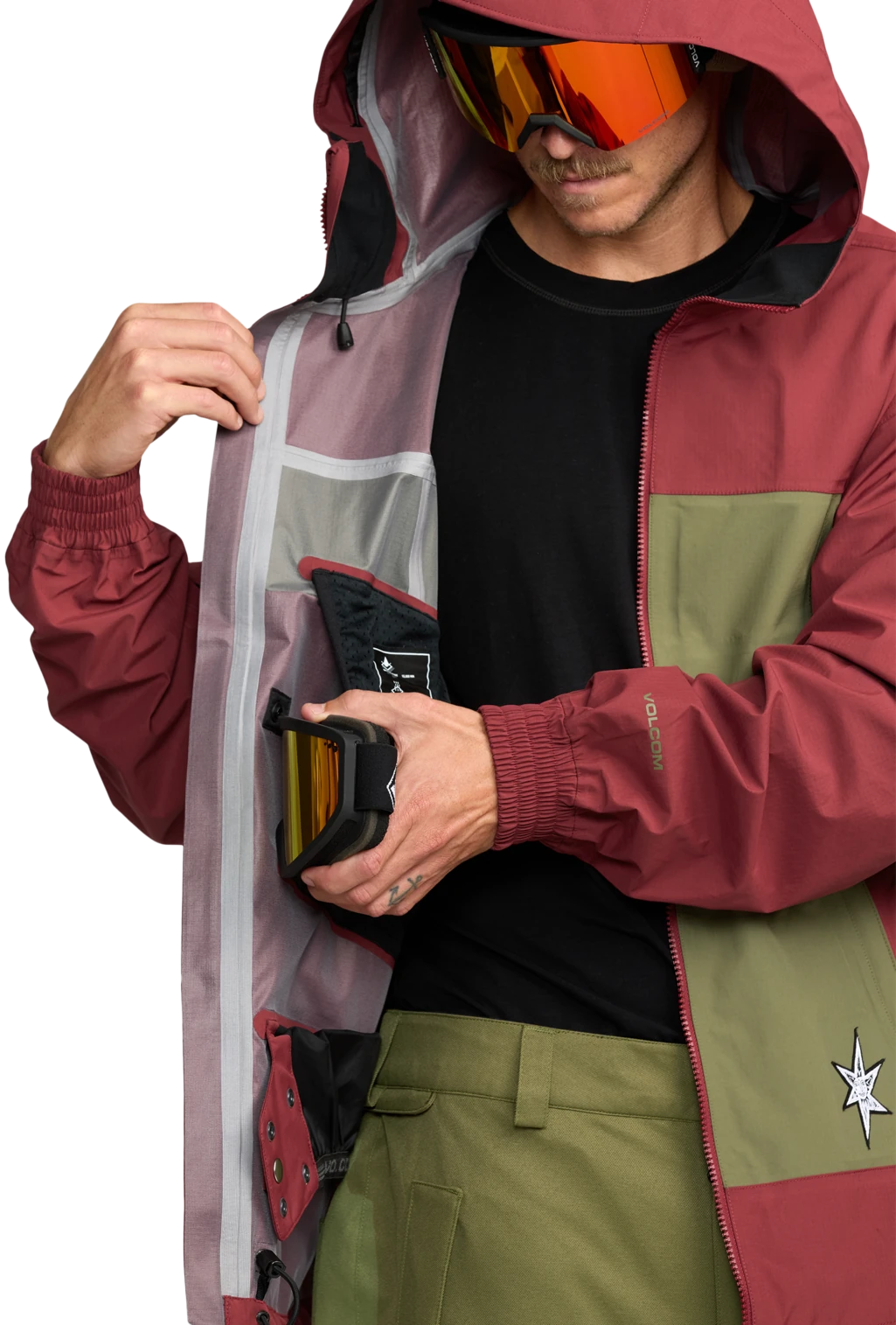 Volcom Arthur 3L Btr Erkek Snowboard Mont