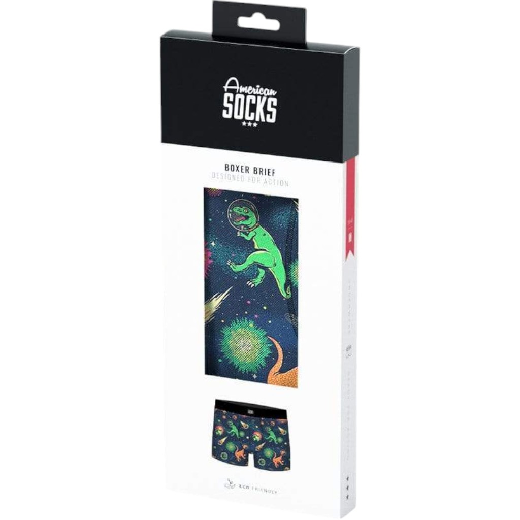 American Socks Space Dino Boxer