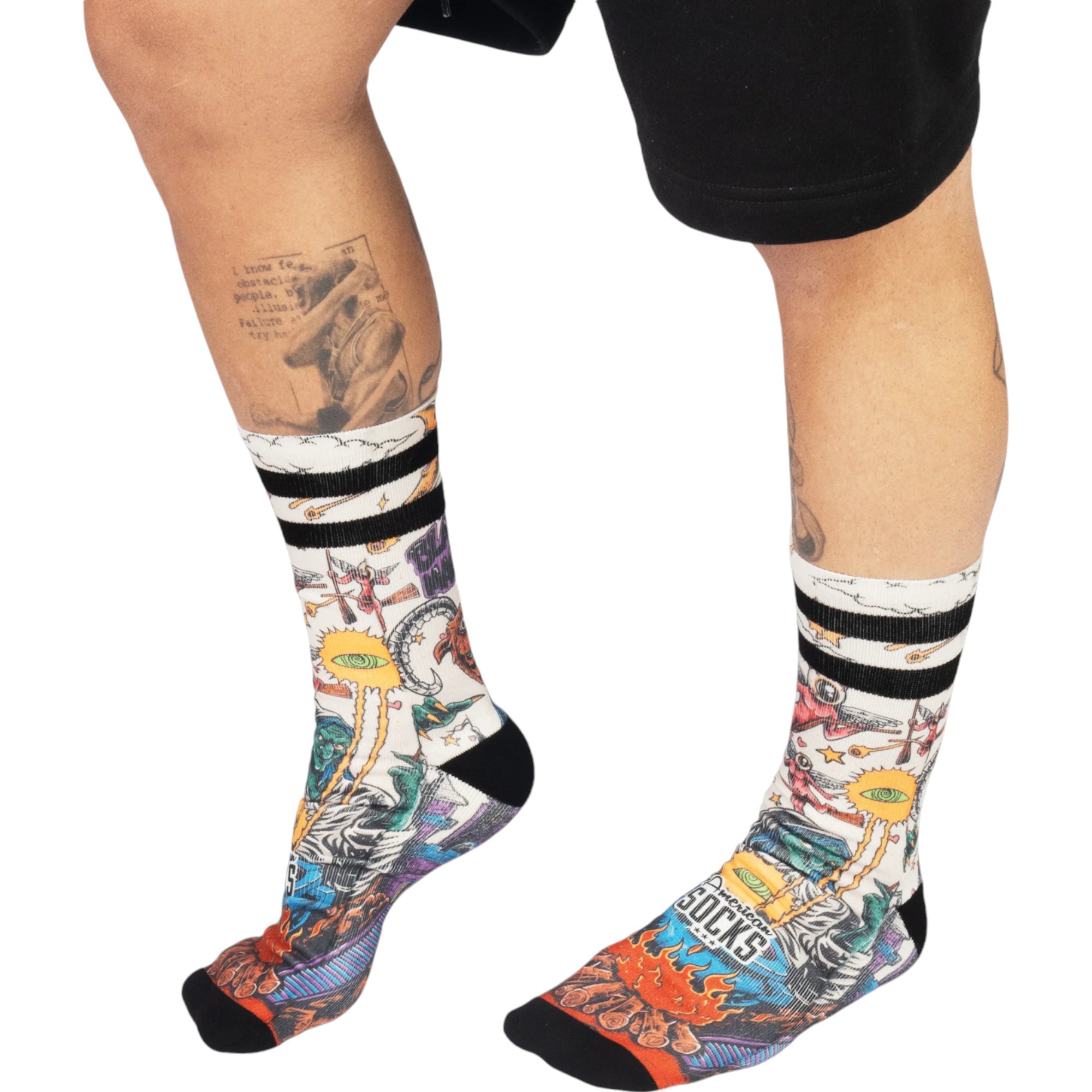 American Socks Black Mgc Mid High Sg Çorap