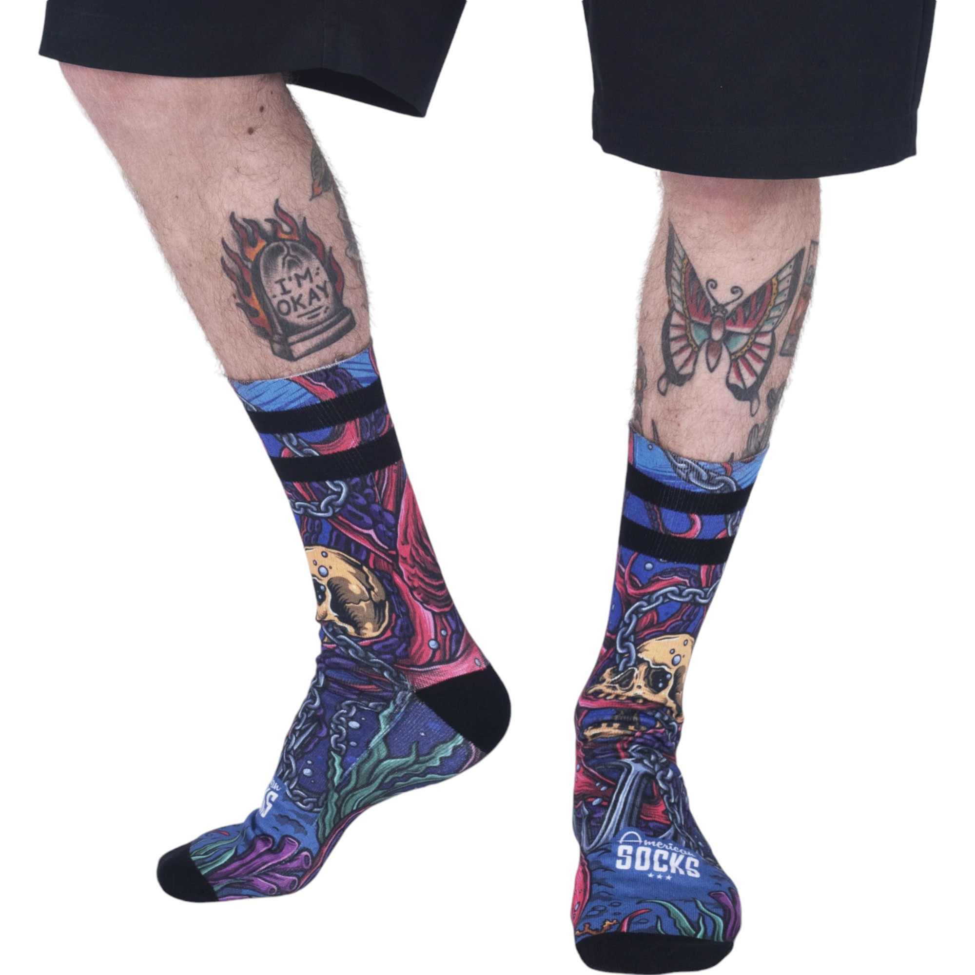 American Socks Octopus Mid High Sg Çorap