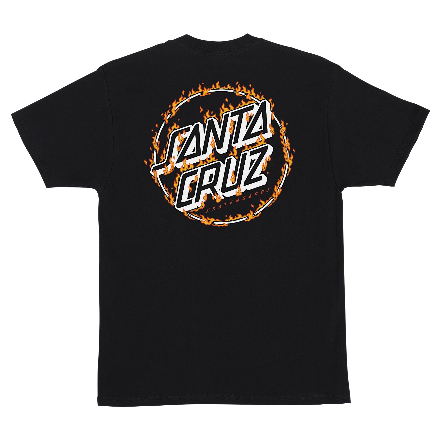 Santa Cruz Burnt Opus Ovrszd Black Tişört