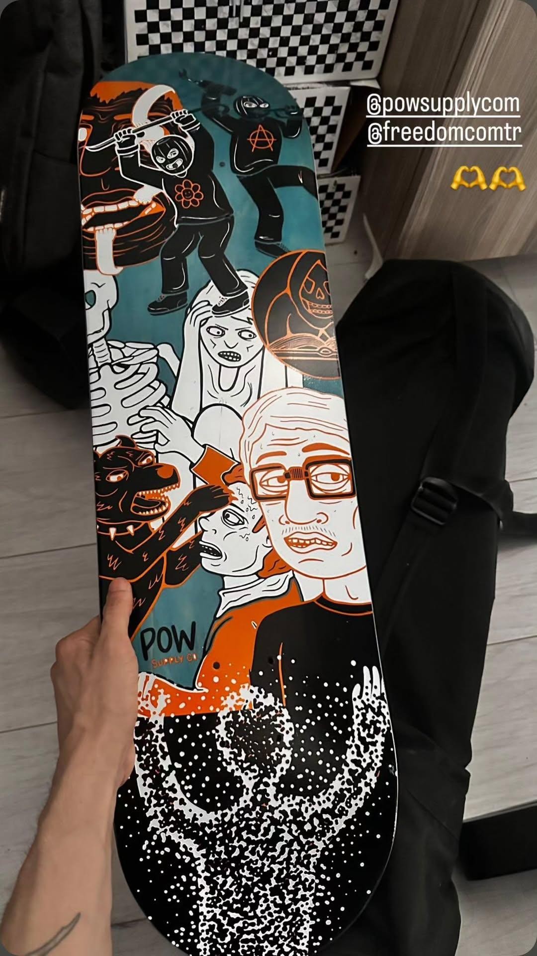 Pow Supply Co 8,25 Zine Mix Kaykay Tahtası