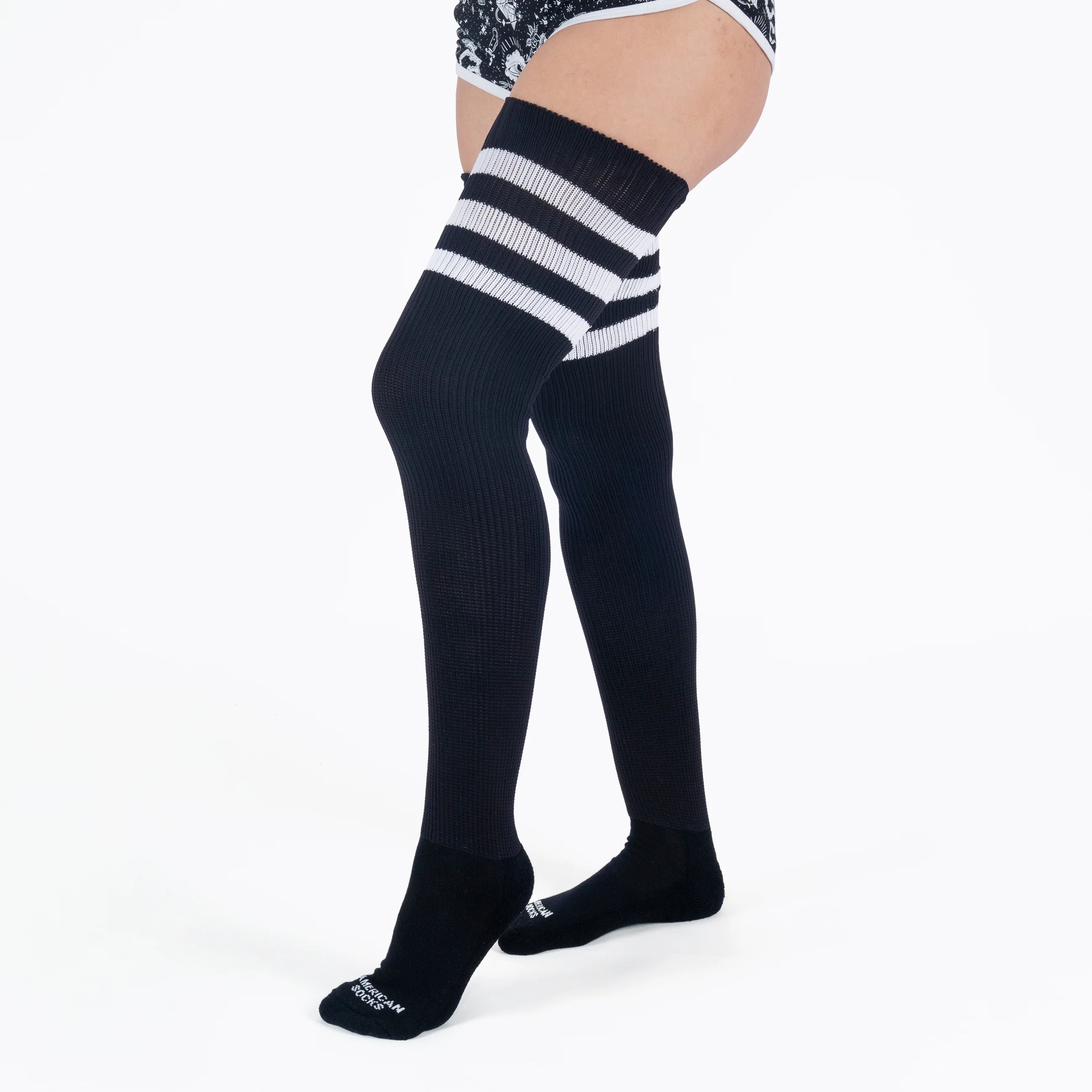 American Socks Back In Blk Ultra High Çorap