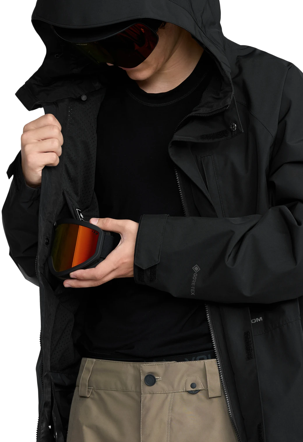 Volcom Dua Goretex Blk Erkek Snowboard Mont