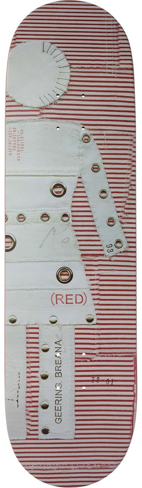 Girl 8 Geering Red Stripe Kaykay Tahtası