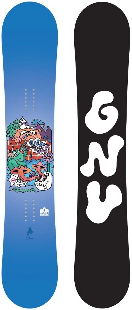 Gnu Recess 2025 K Çocuk Snowboard Bağlama Seti