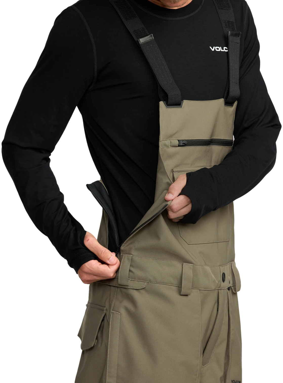 Volcom Roan Bib Mil Erkek Snowboard Pantolon