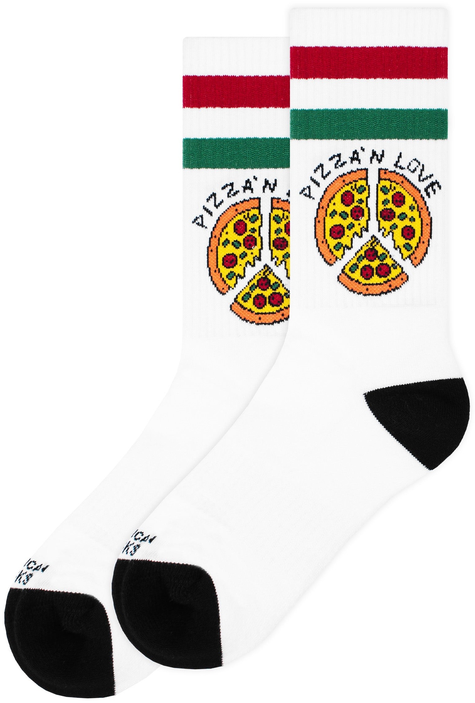 American Socks Pizza Love Mid High Çorap
