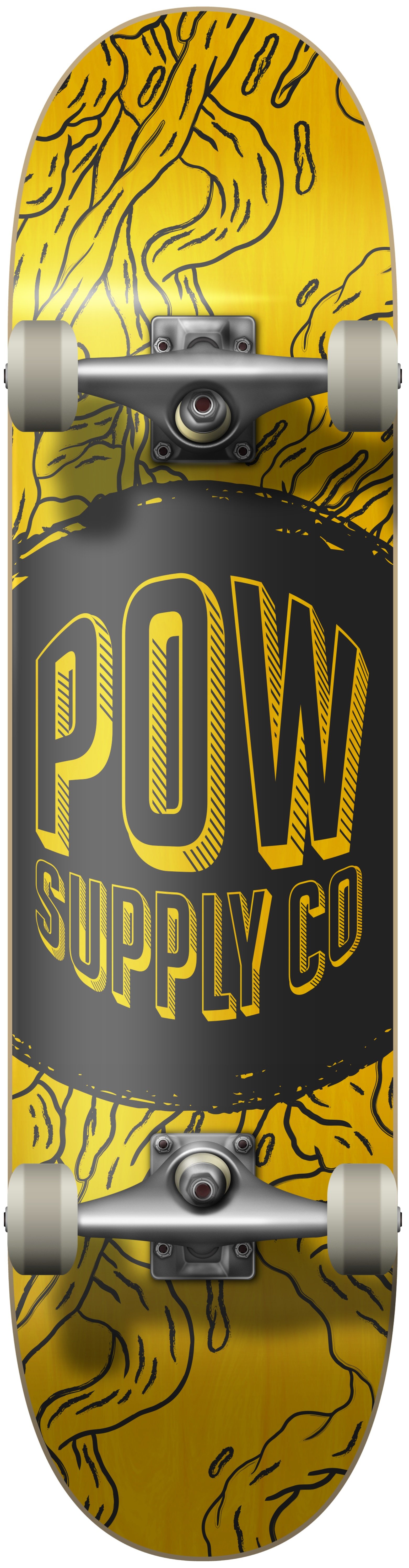 Pow Supply Co 8,25 Logo Orb Y Complete Kaykay