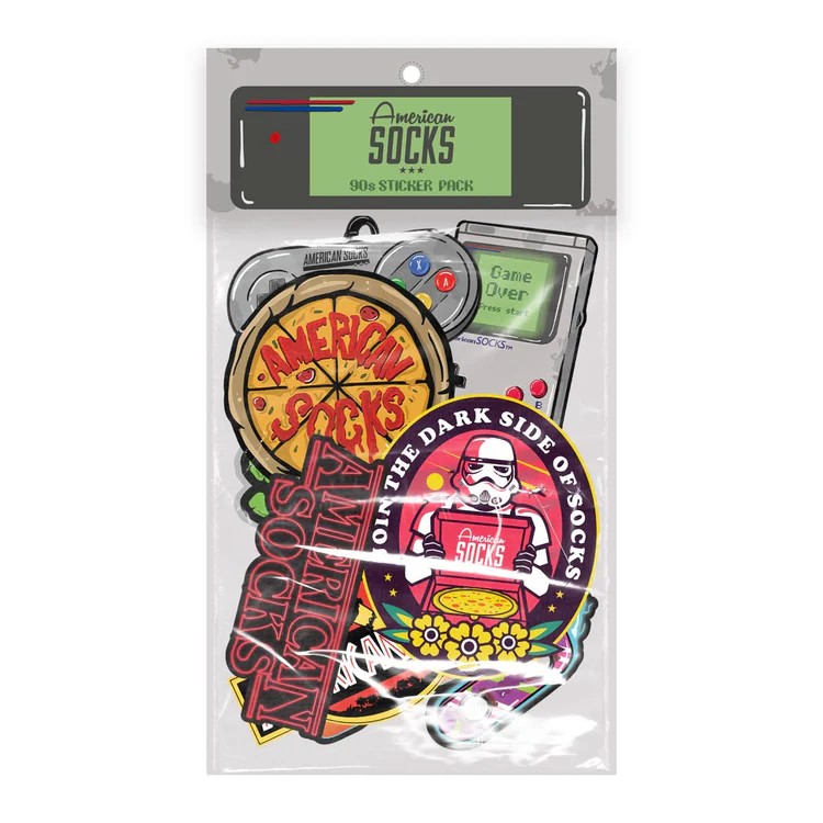 American Socks 90s Sticker Seti