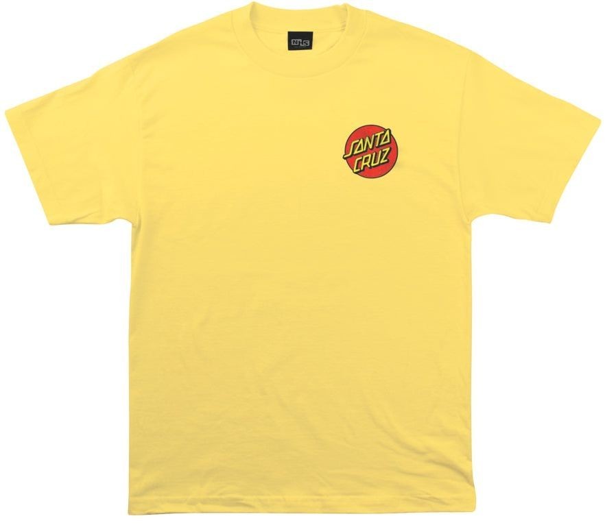 Santa Cruz Dot Chest Banana Crm Tişört