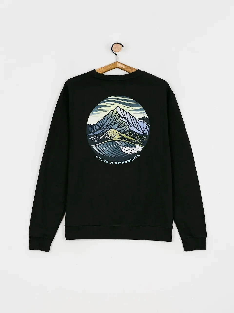 Etnies Rp Circular Wave Crew Black Tişört