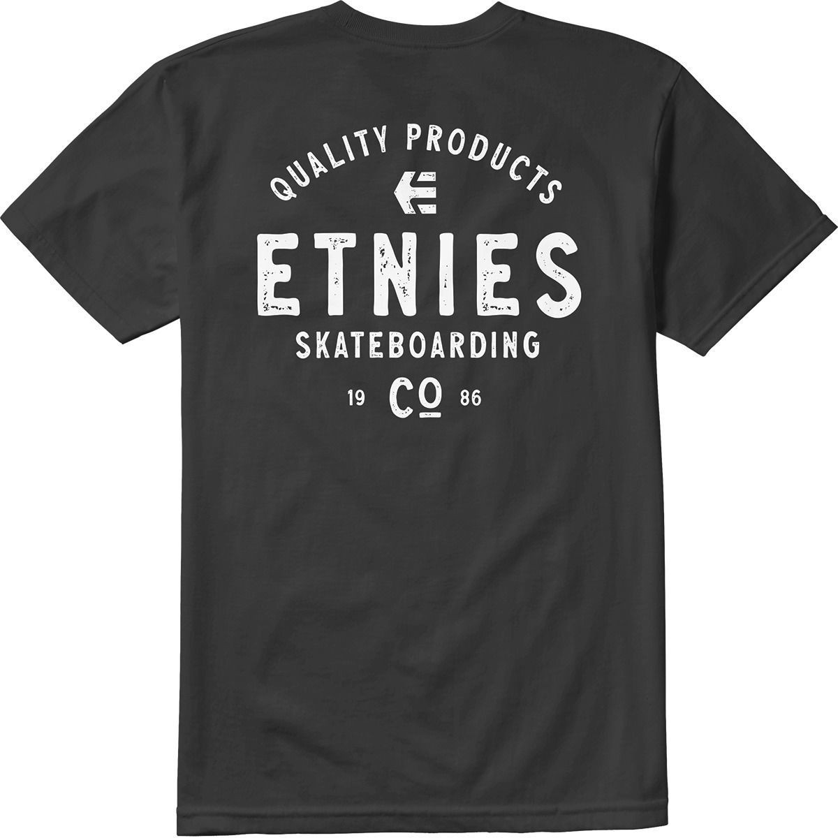Etnies Skate Co Black White Tişört