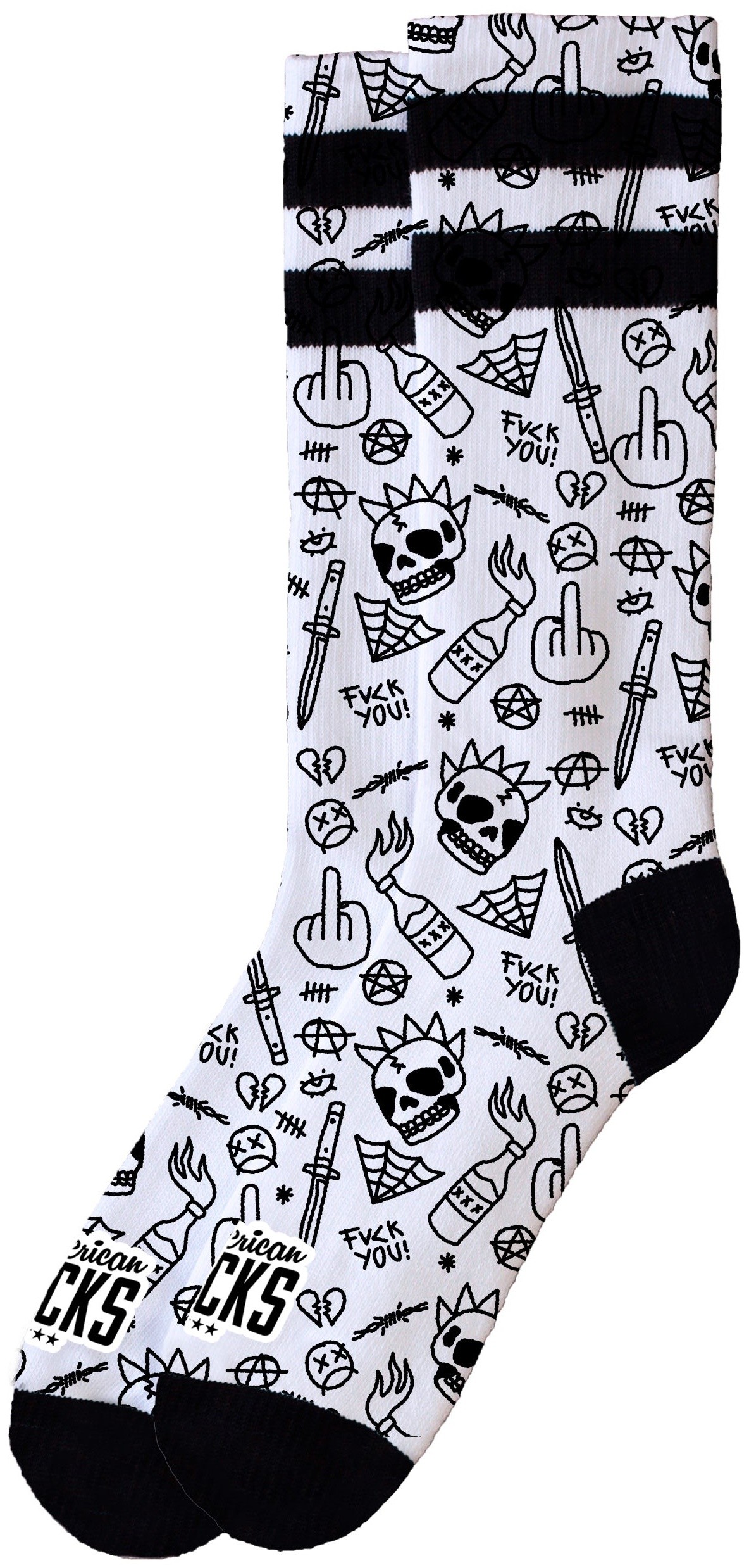 American Socks No Drctn Mid High Sg Çorap