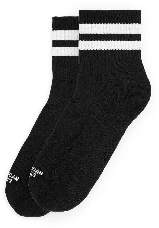 American Socks Back in Blk Ankle High Çorap