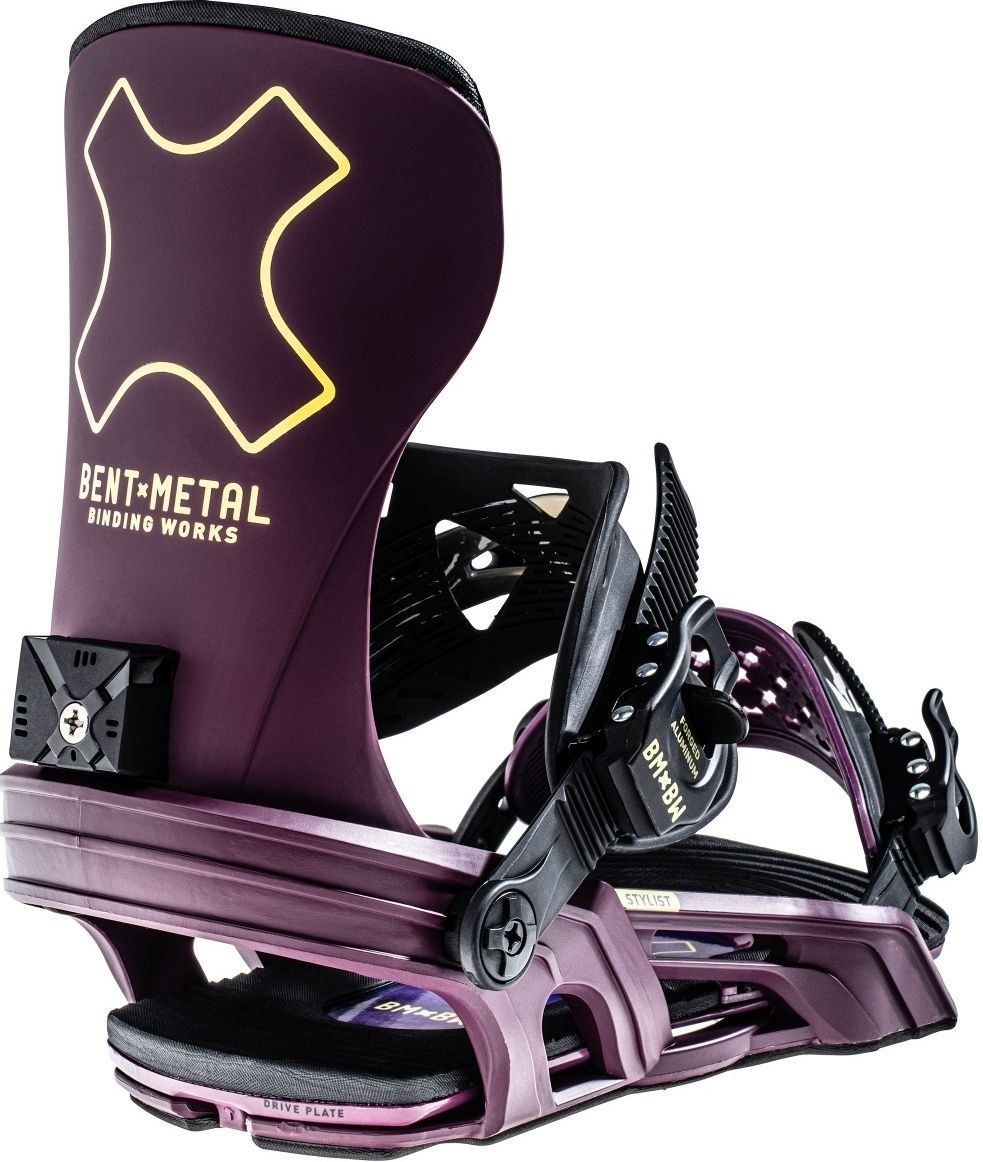 Bentmetal Stylist Purple Snowboard Bağlama