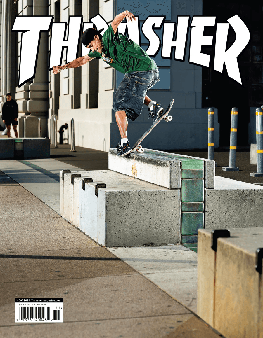 Thrasher Magazine Kasım 2024 Dergi