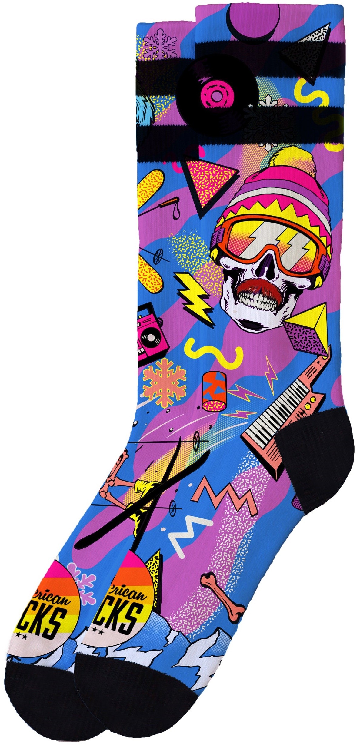 American Socks Retro Blizz Mid High Sg Çorap