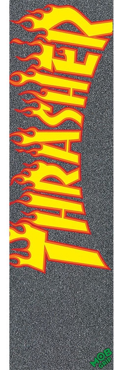 Mob Grip Thrasher Flame Logo Grip Tape 9in X 33in