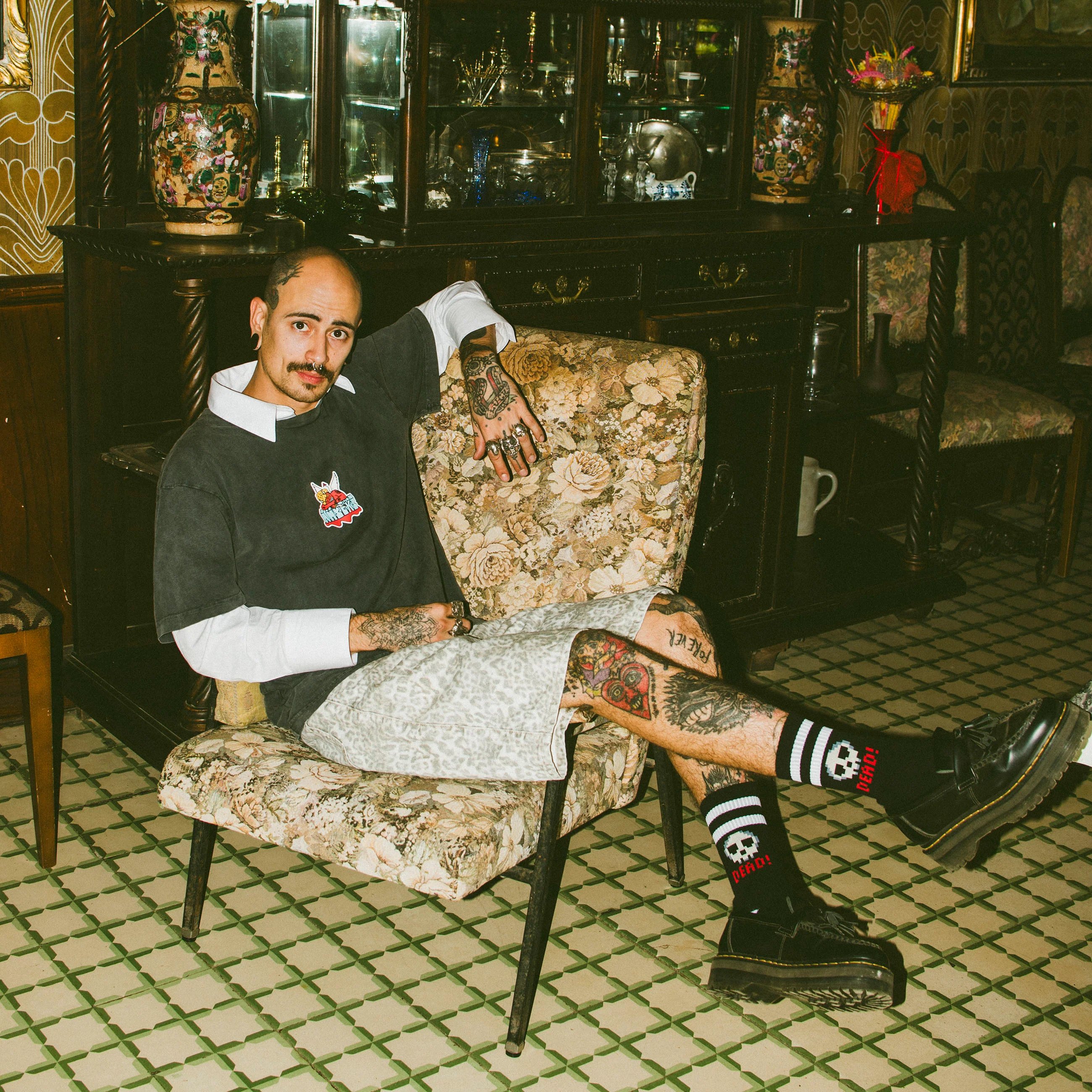 American Socks Dead Mid High Çorap