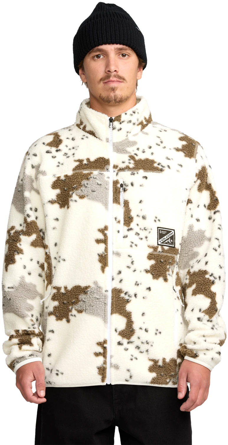 Volcom Nels Zip Wh Erkek Snowboard Sweatshirt