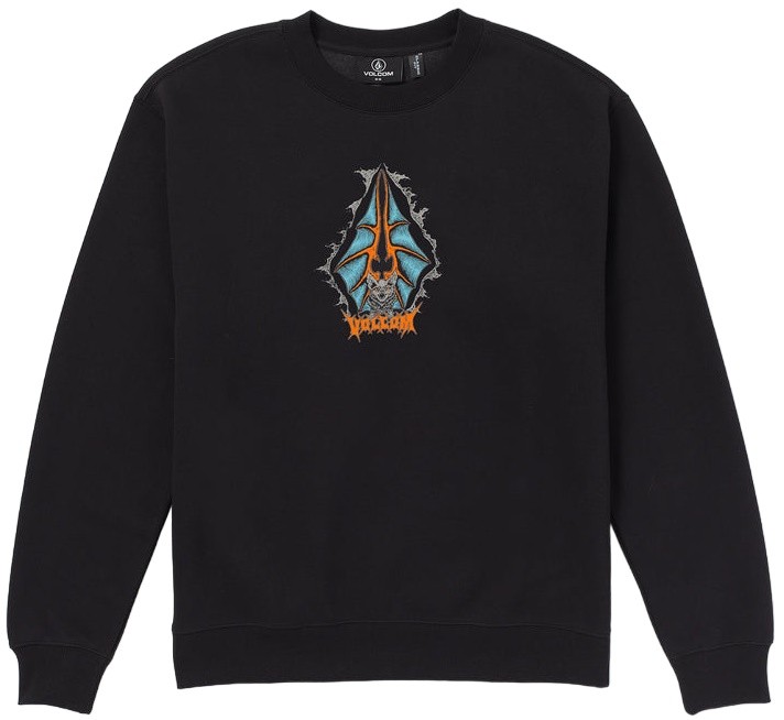 Volcom Watanite Crew Blk Sweatshirt