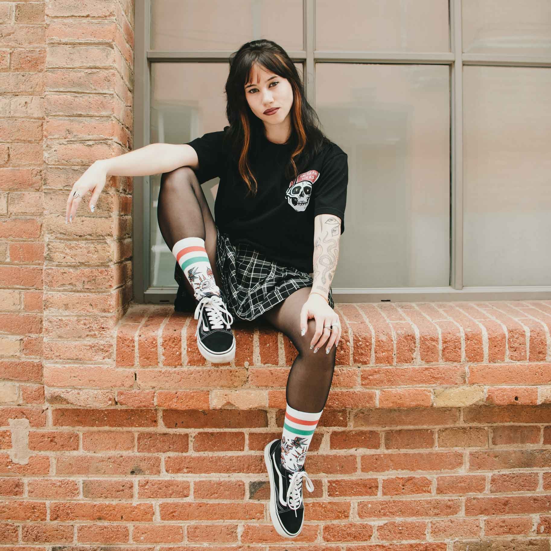 American Socks Love Hurts Mid High Sg Çorap