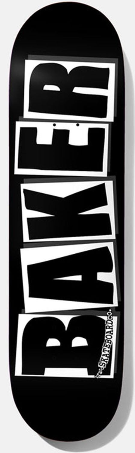 Baker 8,25 Brand Logo Blk Wht Deck