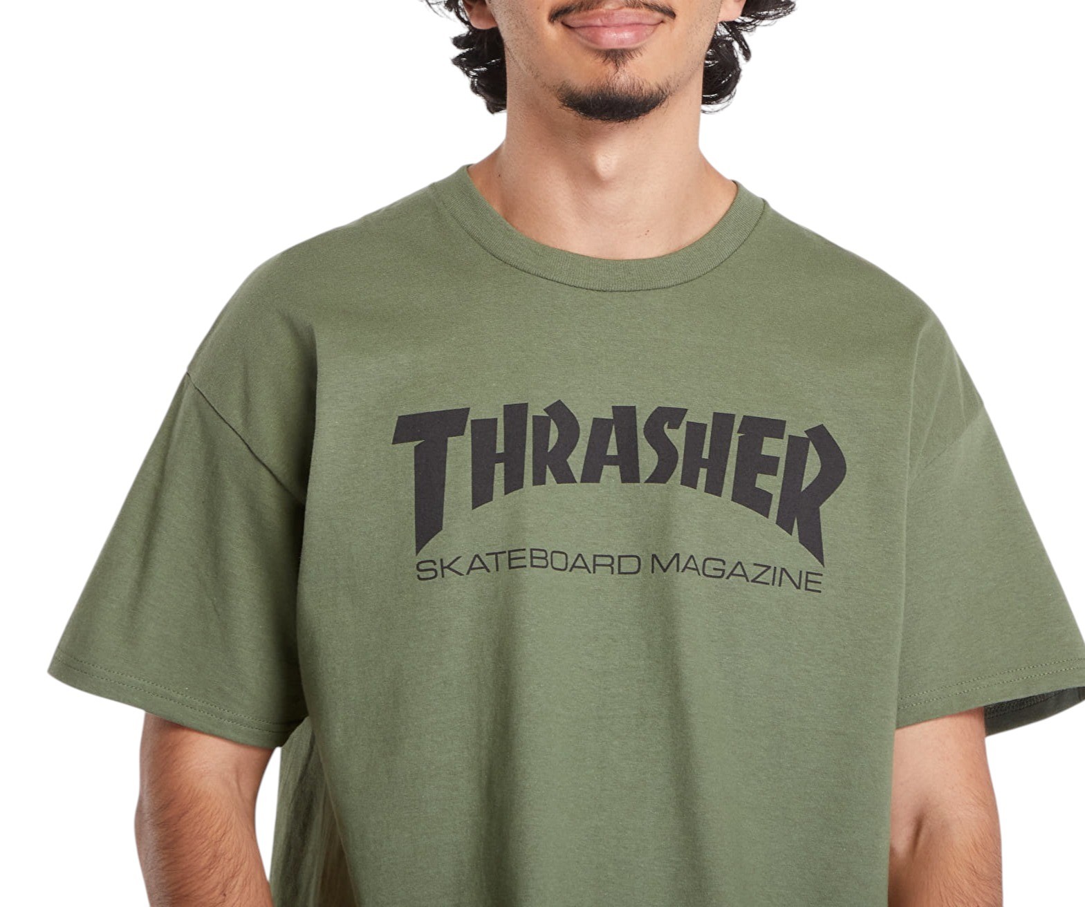Thrasher Skate Mag Army Green Tişört