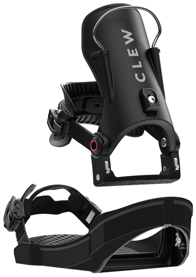 Clew Independence Black Snowboard Bağlama