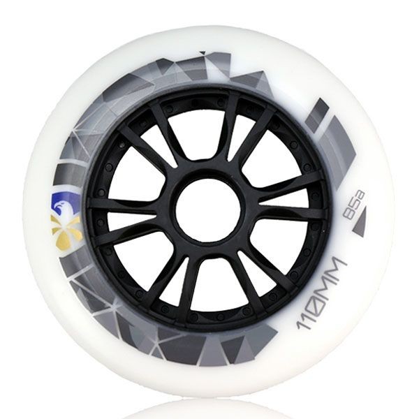 FE Shr Speed Wht 85A Inline Skate Wheel 3 lü Set