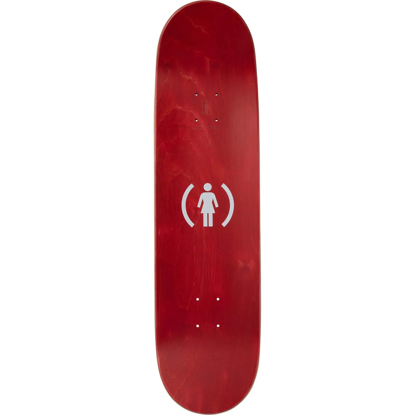 Girl 8 Geering Red Stripe Kaykay Tahtası