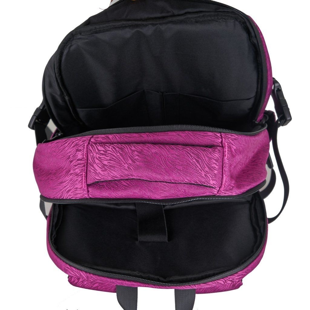 Flying Eagle Movement Dark Pink Backpack