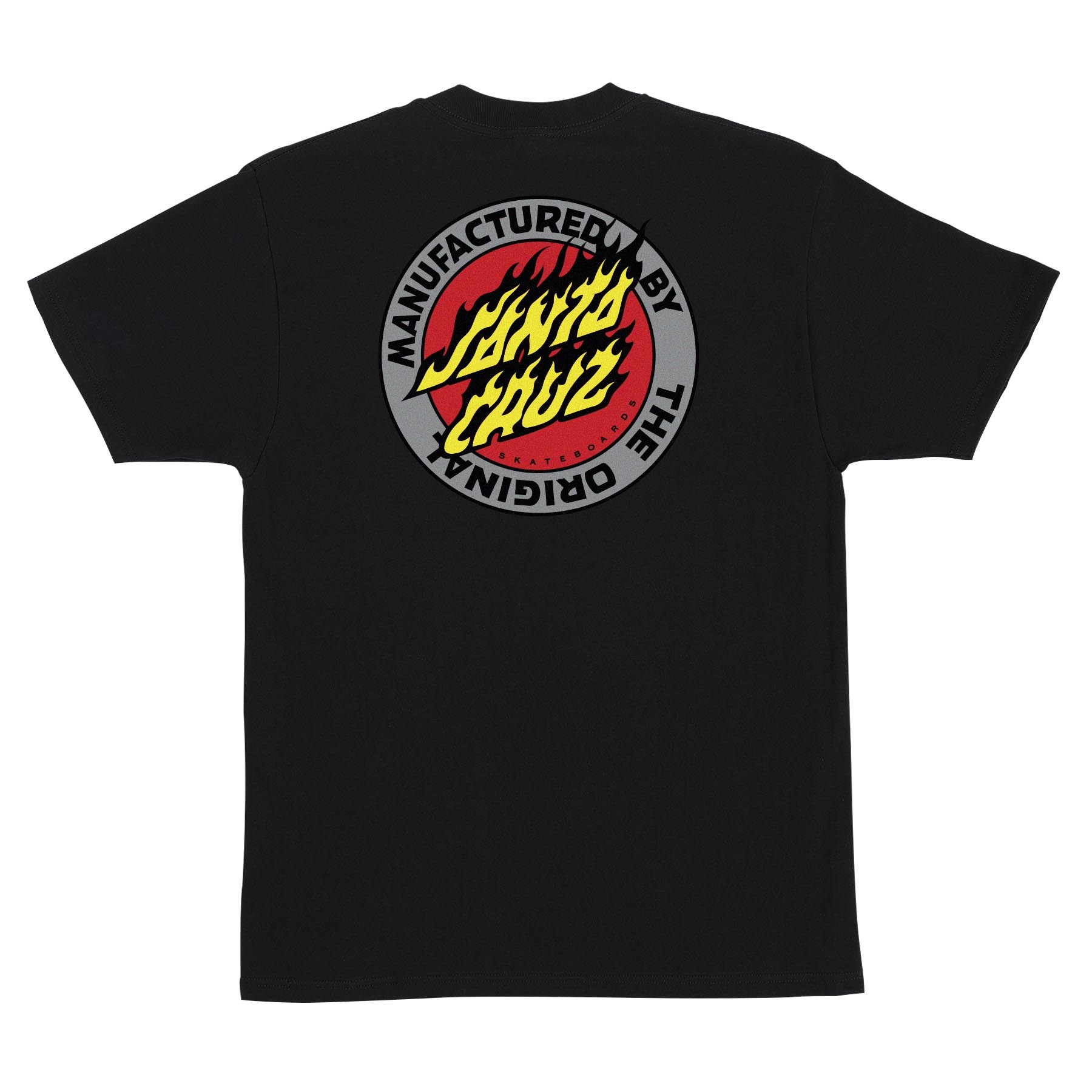 Santa Cruz Flamed MFG Dot Black Tişört