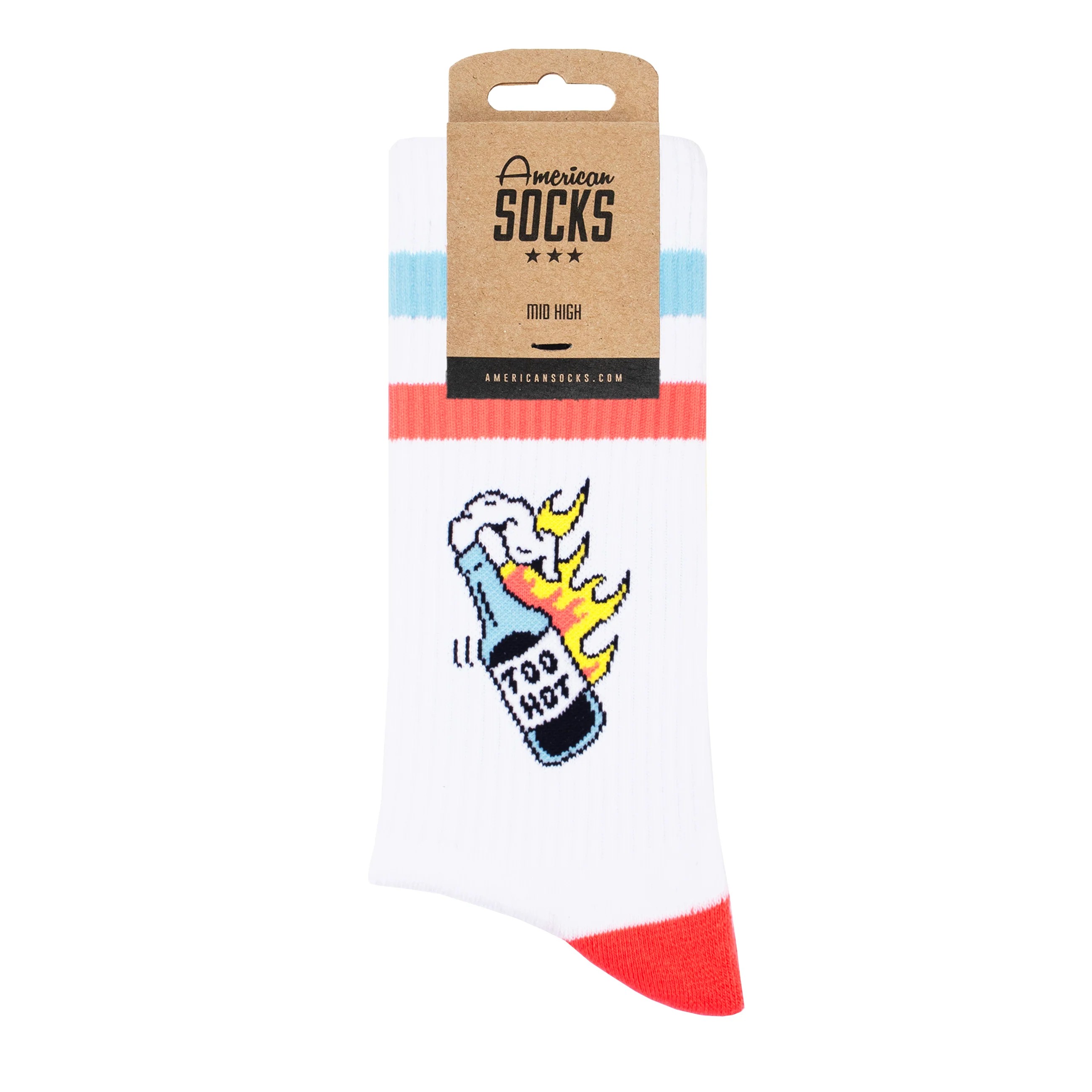 American Socks 2 Hot 4 You Mid High Çorap
