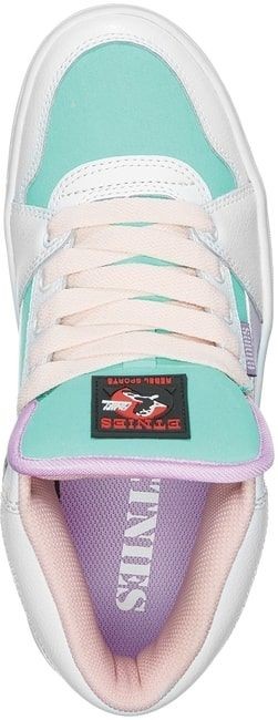 Etnies Mc Rap High W S Wht Grn Shoes
