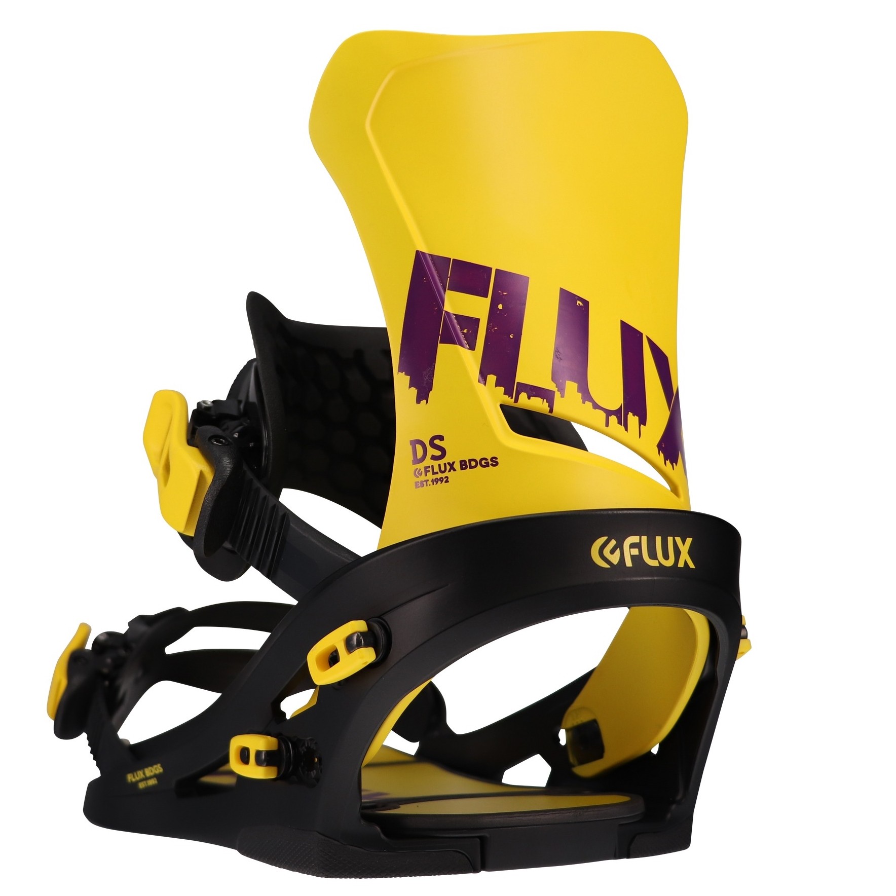 Flux Ds Yellow Purple Snowboard Bağlama