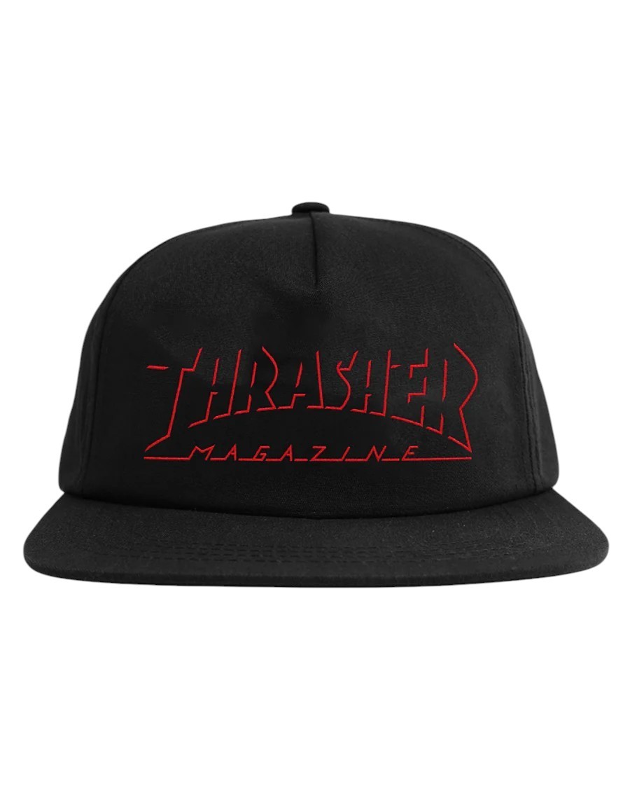 Thrasher Shadow Mag Logo Snap Blk Şapka