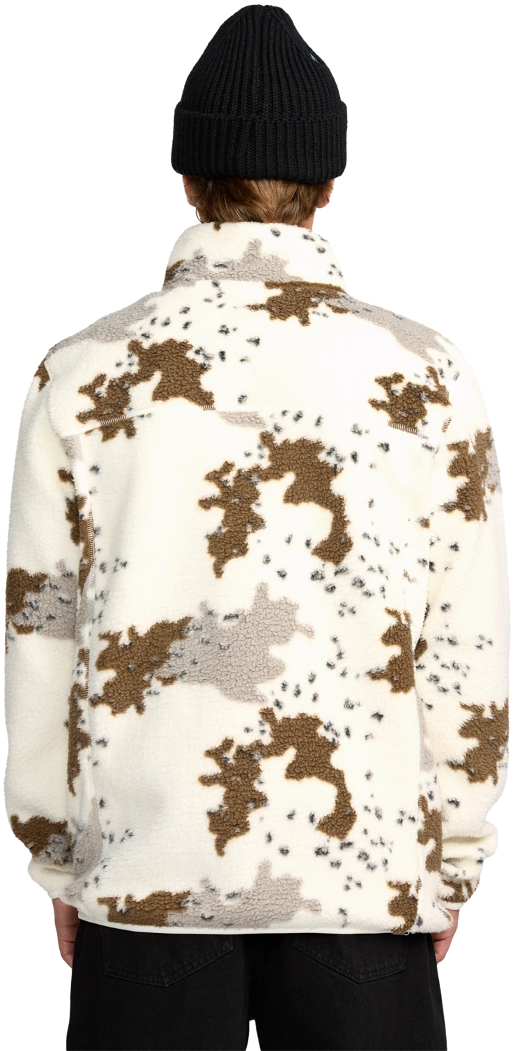 Volcom Nels Zip Wh Erkek Snowboard Sweatshirt