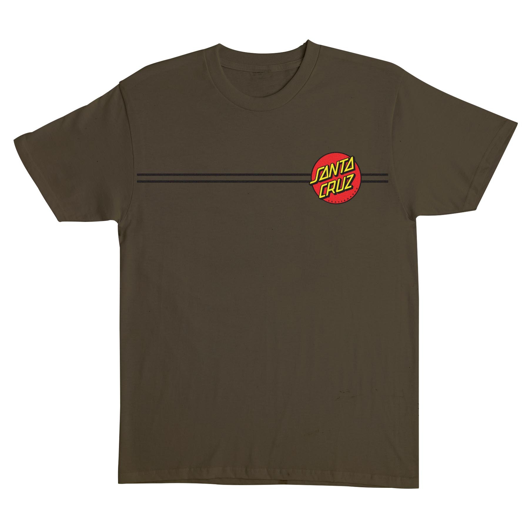 Santa Cruz Classic Dot Olive Tişört