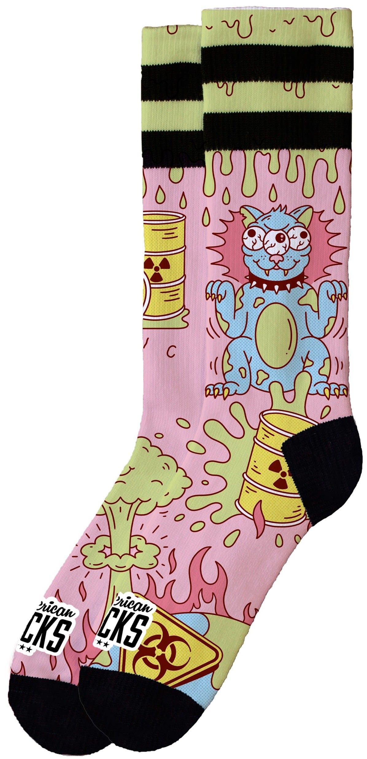 American Socks Radioact Mid High Sg Çorap