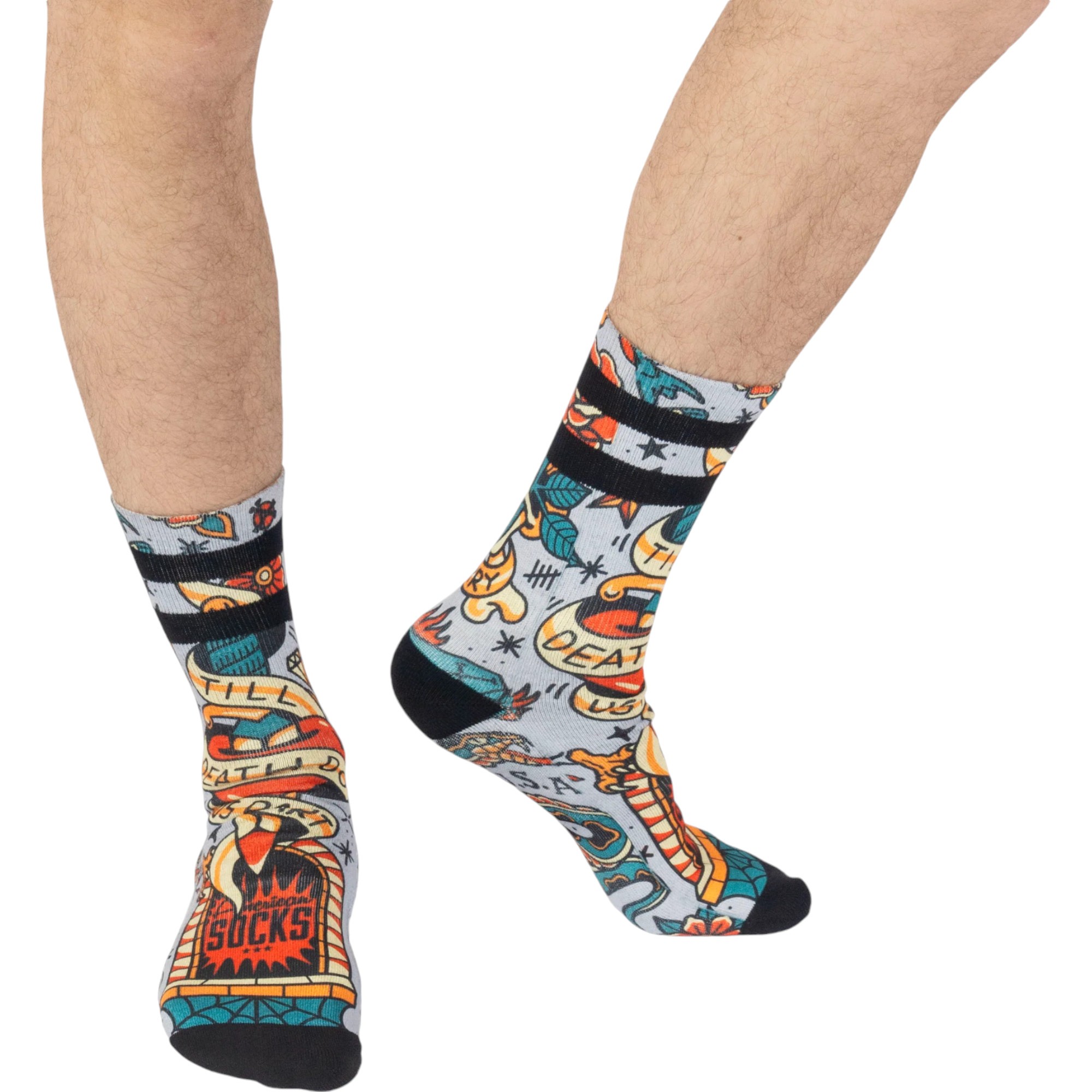 American Socks Till Death Mid High Sg Çorap