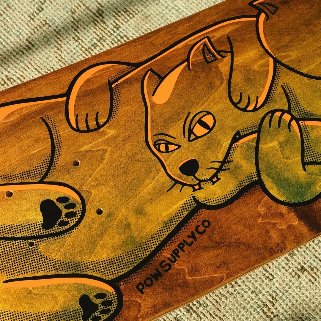 Pow Supply Co 8,375 Cat Fight Kaykay Tahtası