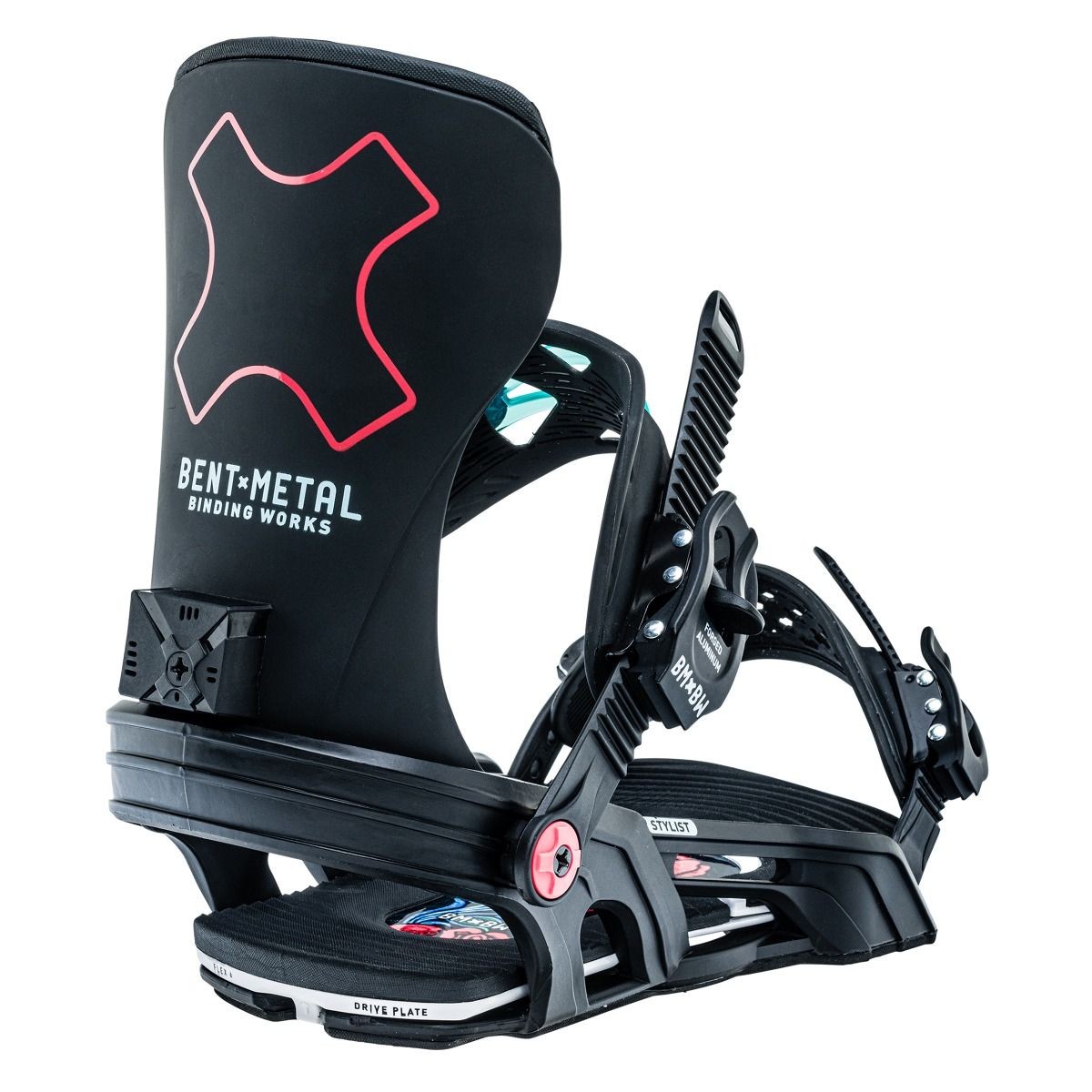 Bentmetal Stylist Black Snowboard Binding