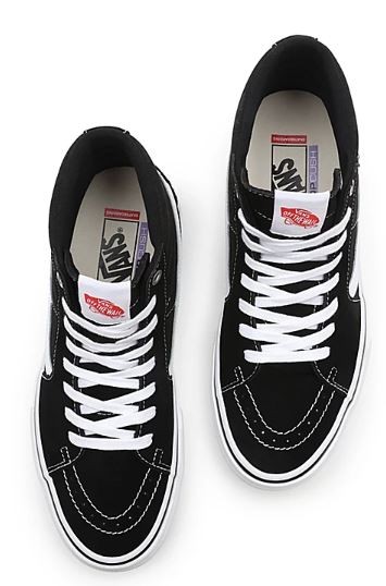 Vans Skate Sk8 Hi Blk Wht Ayakkabı