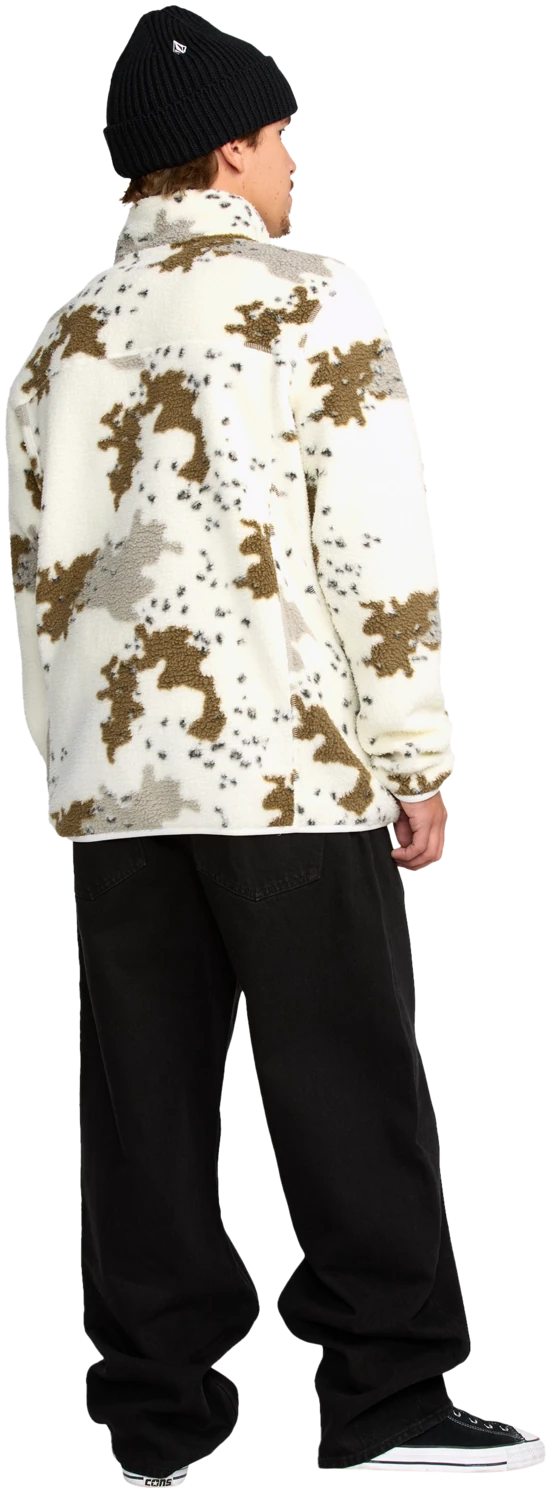 Volcom Nels Zip Wh Erkek Snowboard Sweatshirt