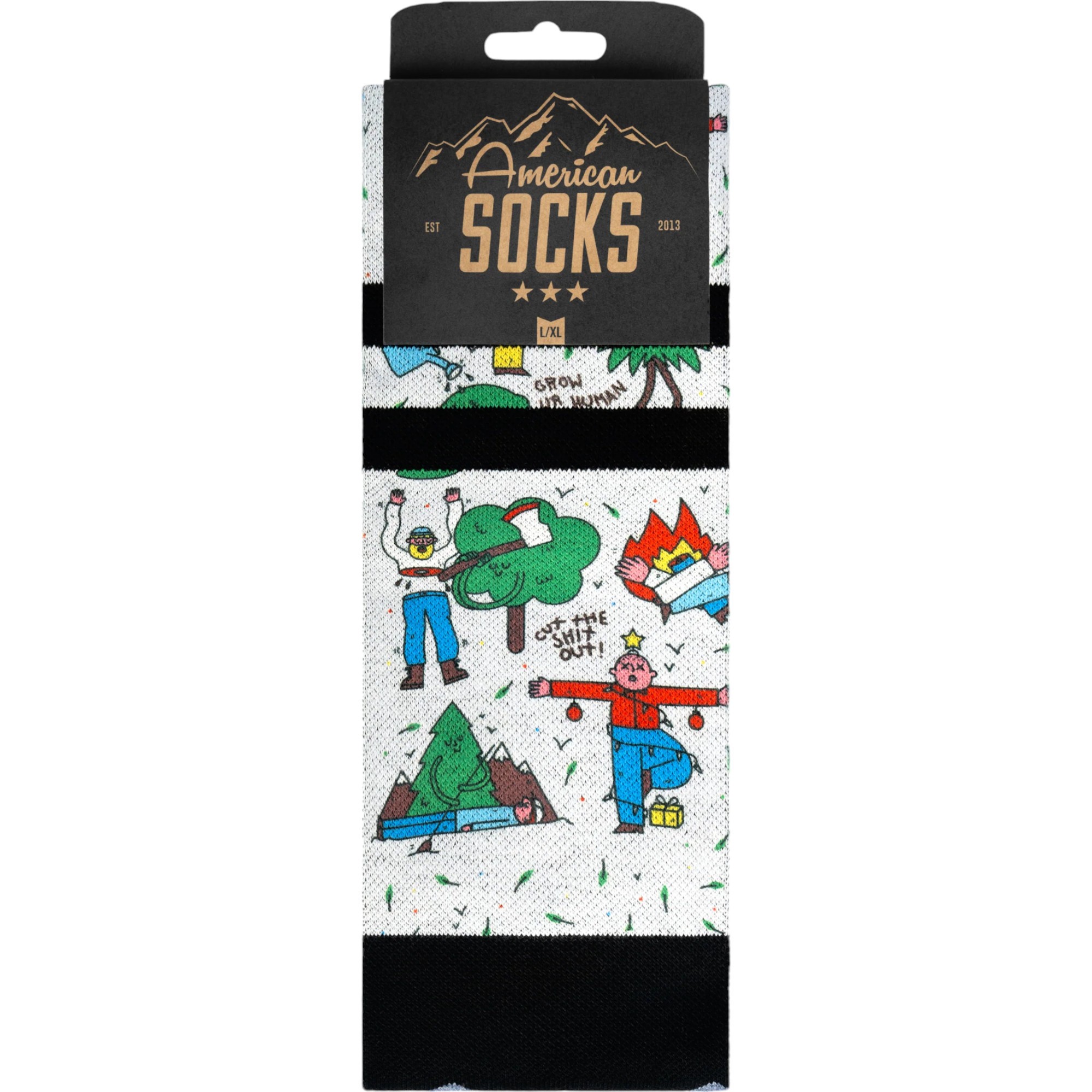 American Socks Leaf Me Aln Snowboard Çorap