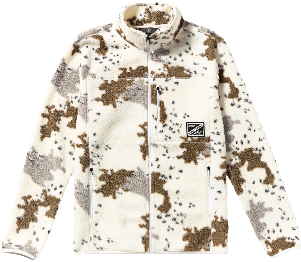 Volcom Nels Zip Wh Erkek Snowboard Sweatshirt