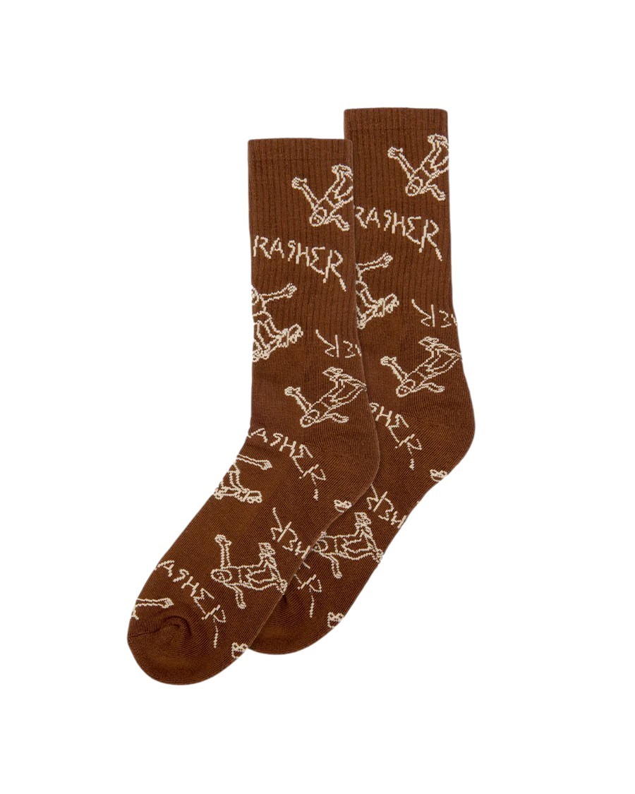 Thrasher Gonz S Brown Tan Çorap