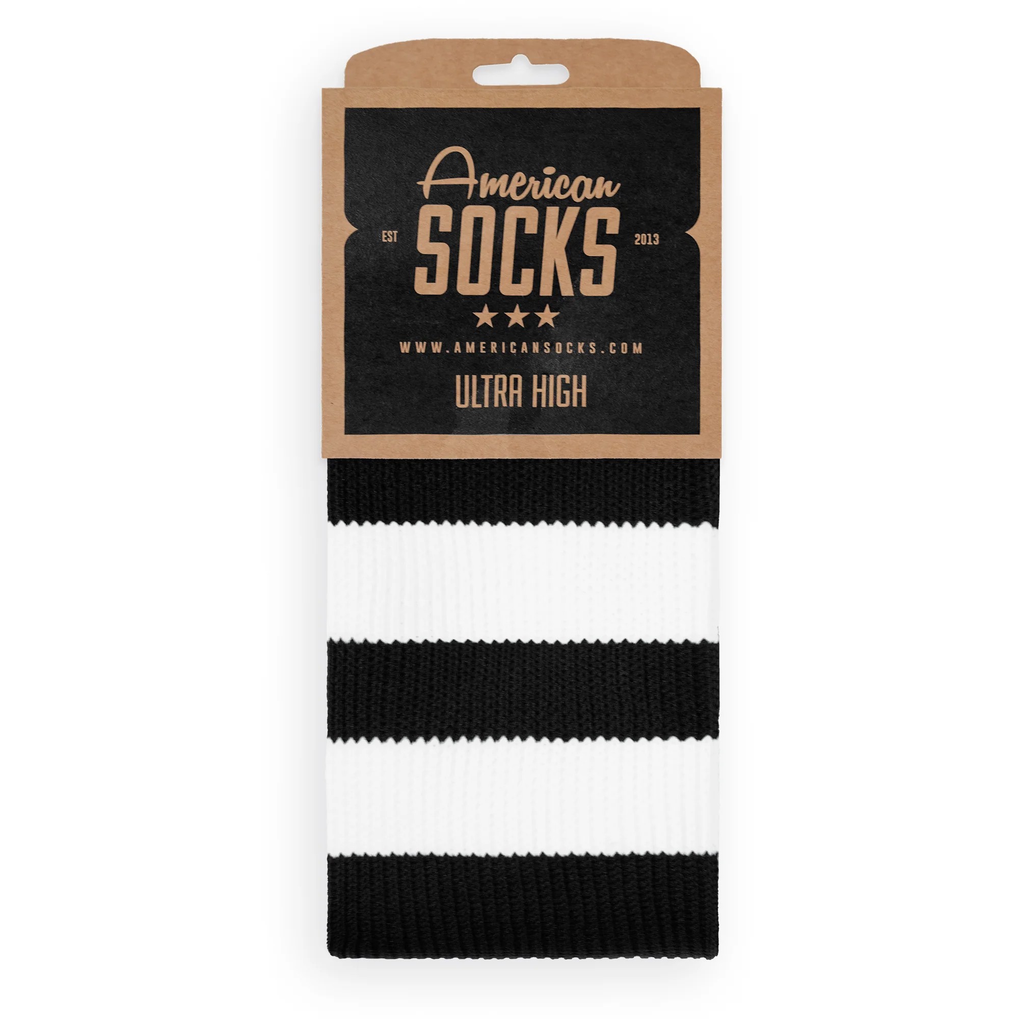 American Socks Back In Blk Ultra High Çorap